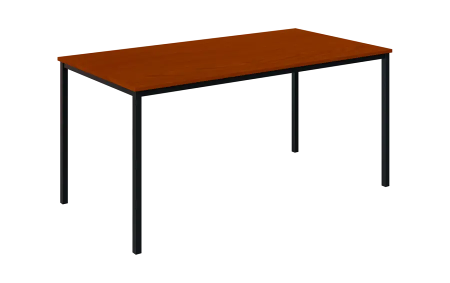 JPT 160 Jídelní stůl 1600 x 800 mm, deska třešeň šumavská / podnož černá